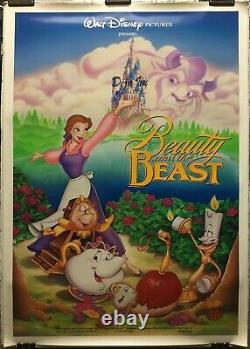 Beauty And The Beast Original Movie Poster 1991 Walt Disney Very Fine