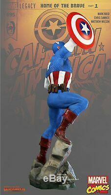 Captain America Classique Life Statue Marvel Disney Rubie De