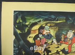 Cartes De Vestibule Walt Disney Pinocchio (2) Original 1940 11 X 14 Fée Bleue
