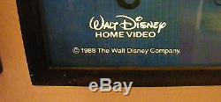 Cendrillon Light Box Affiche 3 'x 3' Super Rare Disney 1988 Vintage