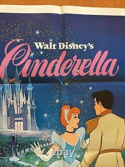 Cendrillon Original One Sheet Movie Poster 1981 Disney