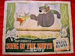 Chanson Du Sud-disney-1946 Lobby Card-brer Fox, Brer Rabbit-canceled Culture