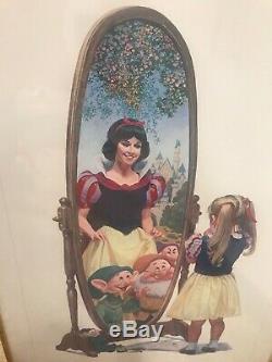 Charles Boyer Snow White & Sept Nains 50e Anniversaire Affiche 1987 Vente Disney