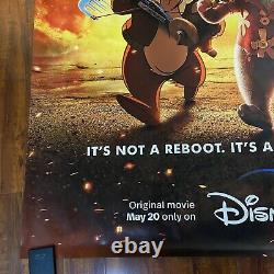 Chip'n Dale Rescue Rangers Original Movie Disney+ Bus Stop Ds Poster 48x70inch