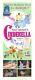 Cinderella Movie Poster Original Taille De L'insert 14x36 Pouces R1665 Disney Animation