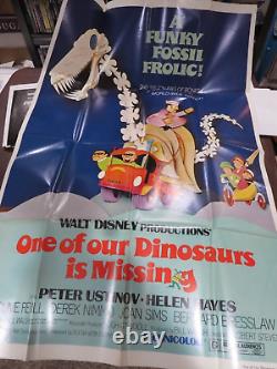 Collection de 12 affiches d'une feuille des années 70 de Disney, le tout pour un seul prix