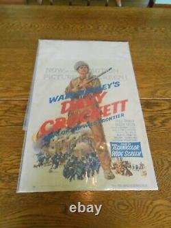 Davy Crockett Original 1955 Walt Disney Affiche De Cinéma
