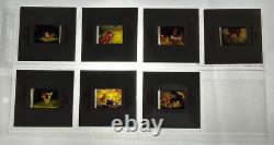 Diapositives de photos vintage du film Disney BAMBI Thumper Lot de 7 pièces 1975