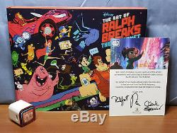 Disney Art Of Ralph Rompt Avec L'internet Livre Cartonné Officiel Promo Fyc Signed