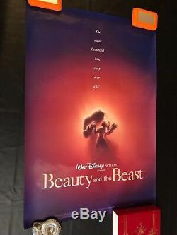 Disney Beauté Et La Beast Une Sheets Lot De 2 Affiches 2 Faces Ds
