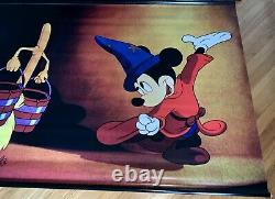 Disney Fantasia 2000 Rare Org. Lobby Bannière Mickey Mouse Apprenti Sorcier