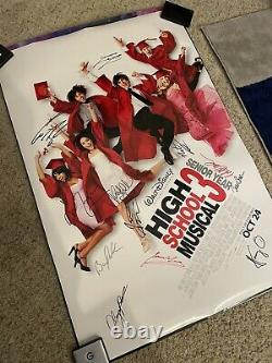 Disney High School Musical Autographed Full Cast 27x40 Rare Movie Film Poster