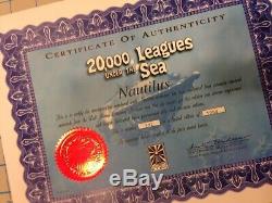 Disney / Icons 31 20 000 Lieues Sous Les Mers Réplique Du Sous-marin Nautilus Rare