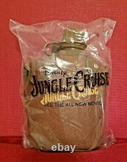 Disney Jungle Cruise Water Canteen Film Promo Mint En Package Très Limited