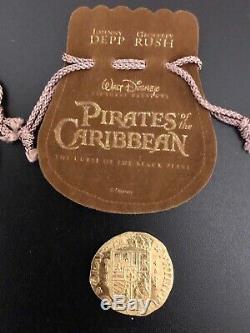 Disney Pirates Des Pièces Du Film Black Pearl Caribbean Prop Lot De 3 Coa Pouch