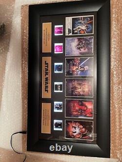 Disney Star Wars Allumer Film Cell And Posters Photos I-vi Edition Limitée