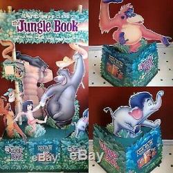 Disney The Jungle Book 3 Piece Standee Cut Out Rare Scellé Nouveau Coupe-circuit