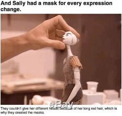 Disney Tim Burton Cauchemar Avant Noël Sally Puppet Face Prop Rare