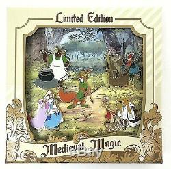 Disney Trading Pins Medieval Magic Robin Hood Set Limited Edition 1000 Nouveau