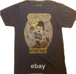 Disney Wreck It Ralph Cast Animation Layout Crew T-shirt Fix It Felix Très Rare