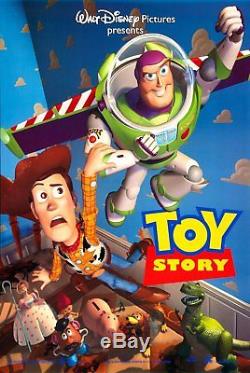 Disney's Pixar Toy Story Affiche Originale Du Film Ds 2 Faces 27x40 1995 De Tom Hanks