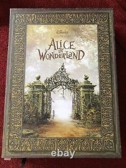 Disney/tim Burton/johnny Depp Alice In Wonderland Empilage Livres Kit De Presse Avecusb