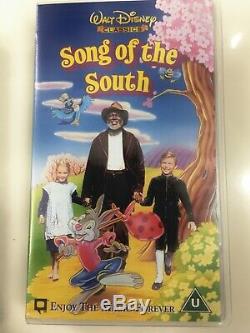 Disneys Song Of The South Film Avec Deux Formats Vhs Pour Les USA Et Royaume-uni Vhs Pal