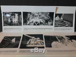 Dossier De Presse Tron Vintage 1982 De Disney, Avec 20 Photos De Films Et Notes De Production En Noir Et Blanc