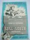 Du Sud Song 1946 Original Campagne Exposant Livre Walt Disney