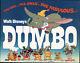 Dumbo Originale Disney 11x14 Carte Hall Brillant Affiche Du Film