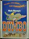 Dumbo Originale Rolled 30x40 Affiche Du Film 1976 Walt Disney Elephant R-76