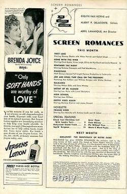 Écran Romances Magazine Janvier 1940- Pinocchio- Disney