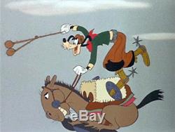 El Gaucho Goofy (1943) Lin 1sh R55 Disney Cartoon Poster Toile Rare