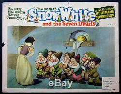 Et Les Sept Nains Disney Animation 1937 Carte Blanche Neige Hall