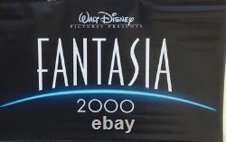 FANTASIA 2000 2x Diff. Grandes Bannières en Vinyle de Théâtre Difficiles à Trouver ! Disney