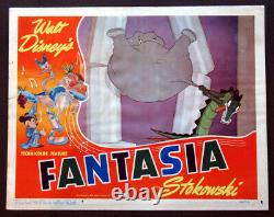 Fantasia Disney Animation Danse Des Heures Climax 1946 Lobby Card #4