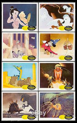 Fantasia Disney Animation Mickey Mouse R-1963 Carte Hall Ensemble De 8