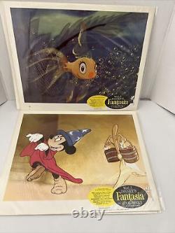 Fantasia Disney Animation Mickey Mouse R-1963 Ensemble De Cartes De Hall De 8