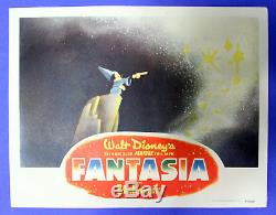 Fantasia Original Walt Disney Lobby Card Best Avec La Souris Simple