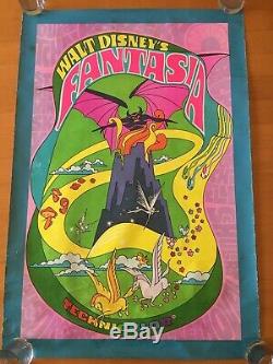 Fantasia Originale Une Feuille Affiche Du Film 1970 Disney, Rouleau