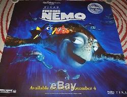 Finding Nemo De Disney Rare 48 X 48 Affiche De Promo Pixar