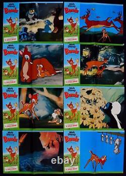 Fotobusta Bambi Disney Animation Cartoon Cerf Biche Faon B F59