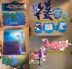 Fox & The Hound Standee Disney Store Affiche De Film En Carton Promotionnelle