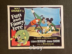 Fun And Fancy Free Original 1947 Lobby Card Walt Disney
