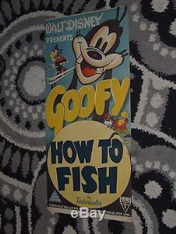 Goofy Comment Pêcher Daybill Australien Disney