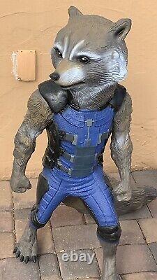 Gotg Guardians Of The Galaxy Life Size Rocket Very Rare Disney Movie Prop Wow