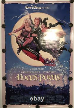 Hocus Pocus Original 27 X 40 Ds/rolled Movie Poster Walt Disney 1993