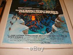 Ile Au Sommet Du Monde 1974 Disney Original 27x41 Affiche Film (468)