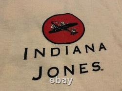 Indiana Jones La Légende Rare T-shirt Vintage Officiel 1989 80 Medium Disney