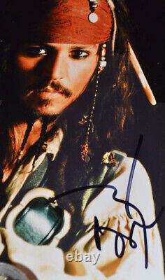 Johnny Depp Pirates Signés Du Prop De Disneie Caraïbes Pugget D'or & Coin, Coa, DVD
